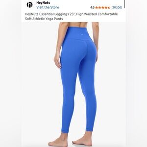 Women's Heynuts Blue High-Waisted 7/8 Leggings